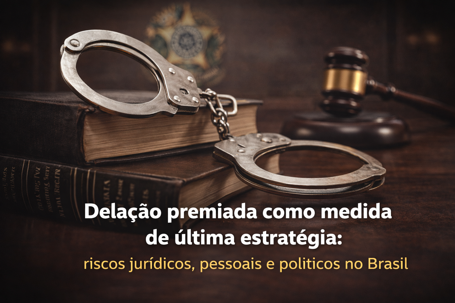 A delação premiada como medida de última estratégia
